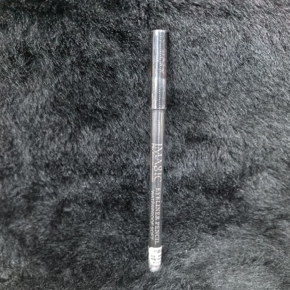 Imagic Waterproof Eye Liner Pencil - Black with Silver Accent