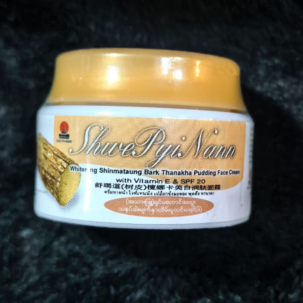 ShwePyiNann Whitening Shinmataung Thanakha Pudding Face Cream SPF20