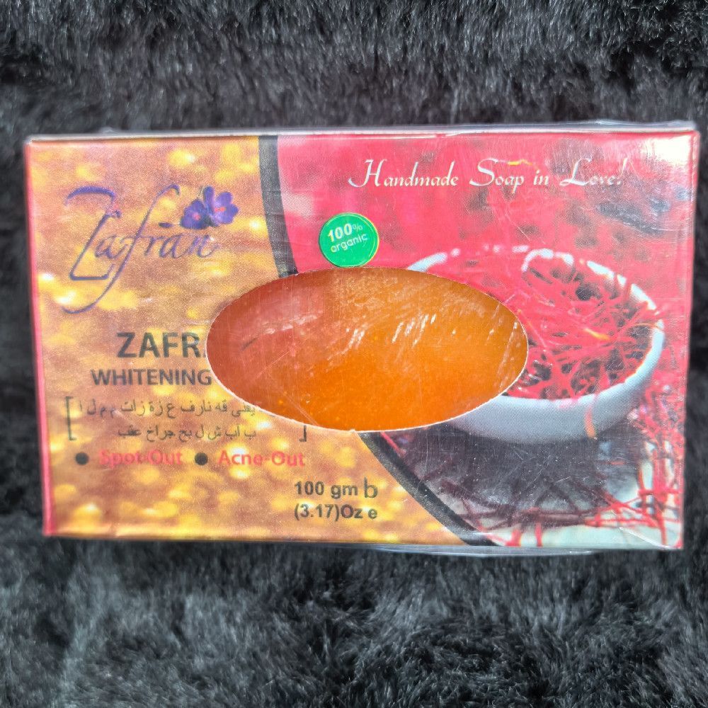 ZAFR Saffron Whitening Handmade Soap 100% Organic Acne-Out Bar