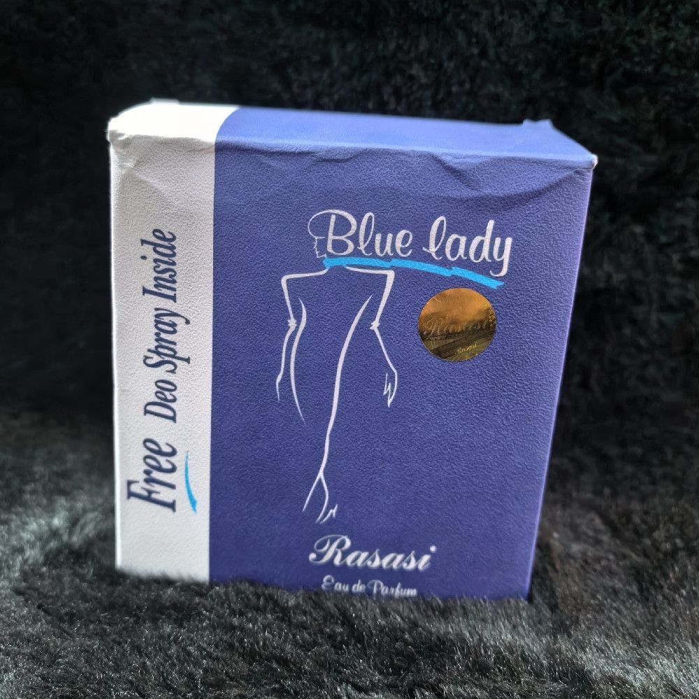 Rasasi Blue Lady Eau de Parfum Gift Set with Free Deo Spray Inside