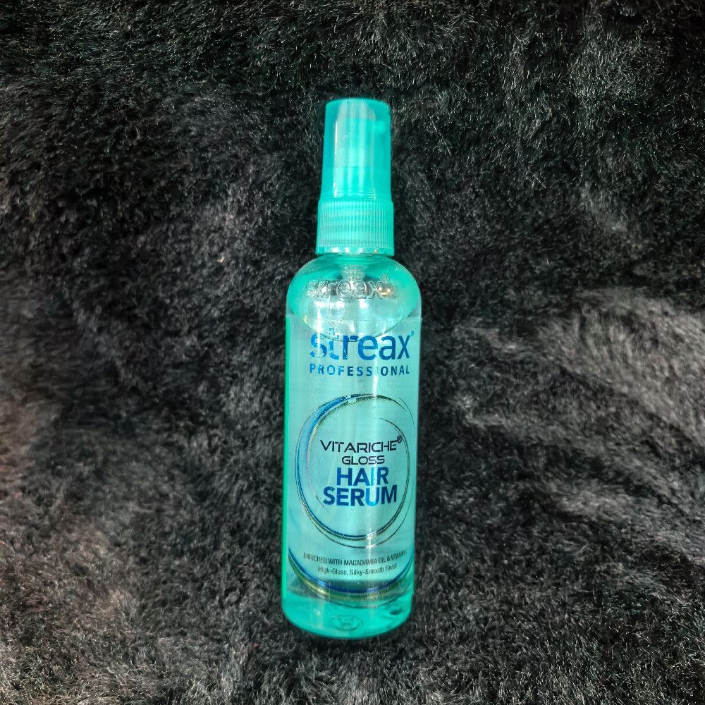 Streax Professional Vitariche Gloss Hair Serum with Macadamia Oil