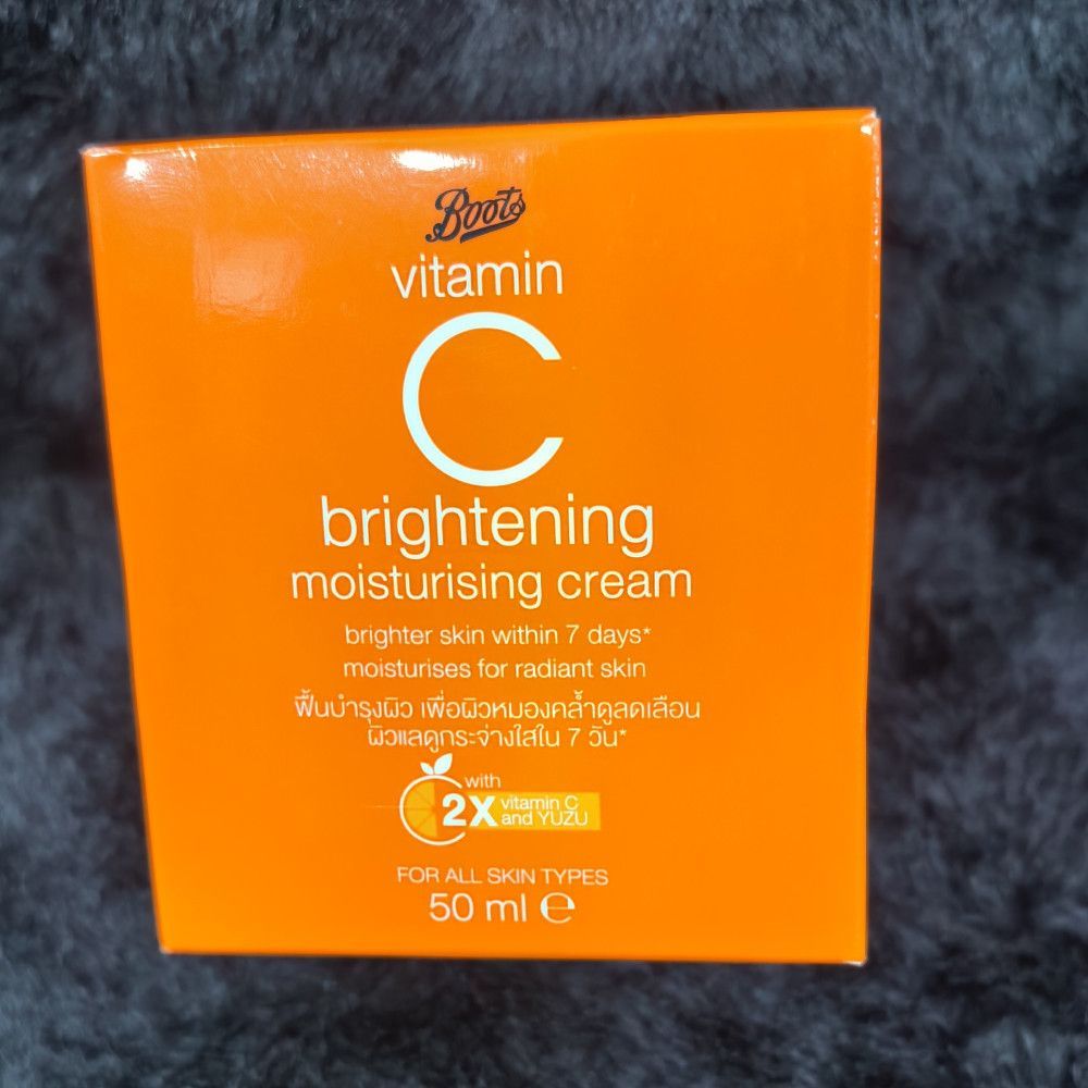 Boots Vitamin C Brightening Moisturising Cream for Brighter Skin