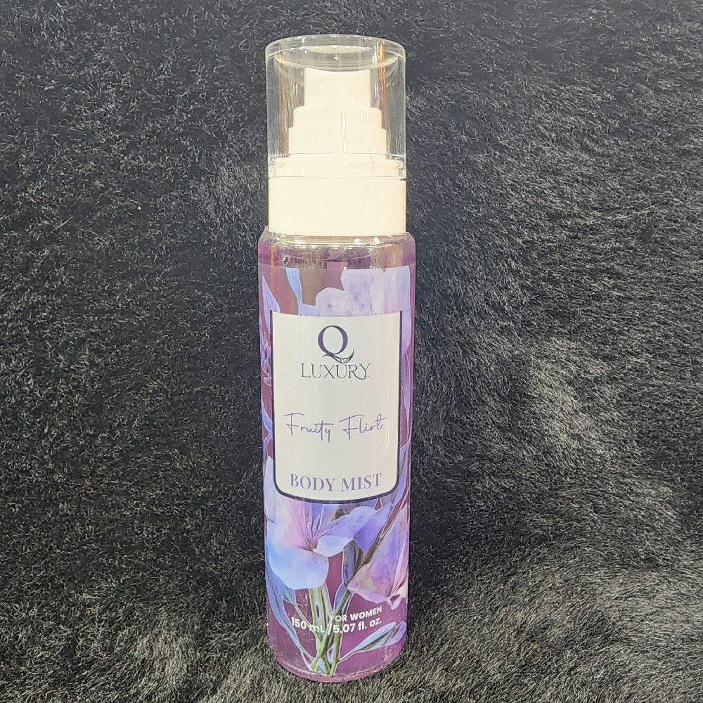 Q Luxury Fruity Flirt Body Mist for Women - 150ml Floral Spray
