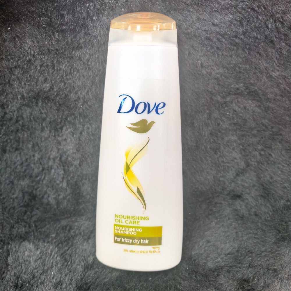 Dove Nourishing Oil Care Shampoo For Frizzy Dry Hair White Bottle