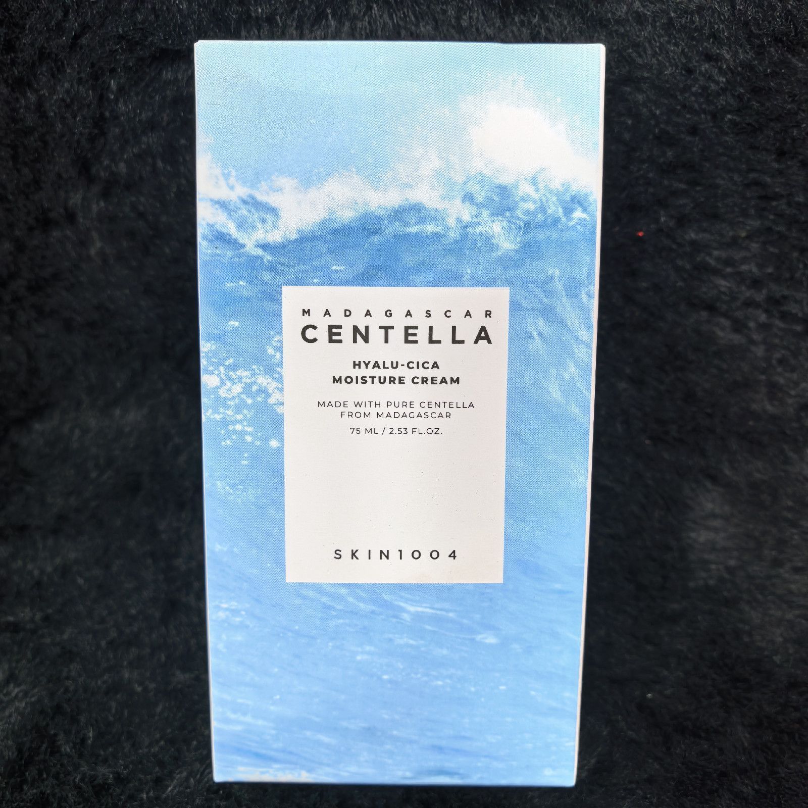 SKIN1004 Centella Hyalu-Cica Moisture Cream 75ml Blue White Paper Box